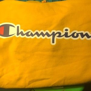 Yellow Champion Hoodie